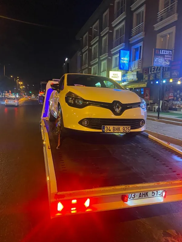 Ağacan Oto Kurtarıcı aracı görev sırasında